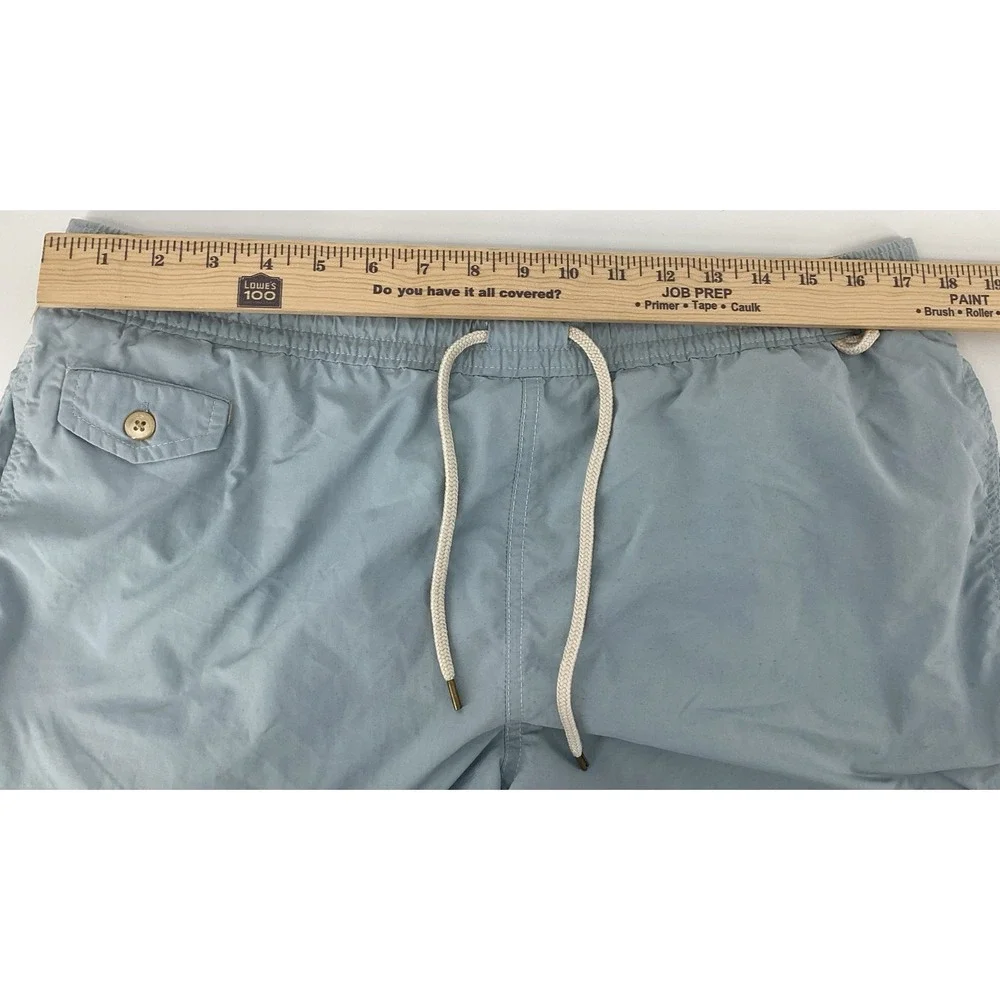 Polo Ralph Lauren Swim Trunks Large Blue Mesh Lined Bathing Suit Swimming Shorts